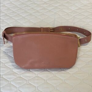 Matt & Nat Pink Vegan Leather Belt Bag